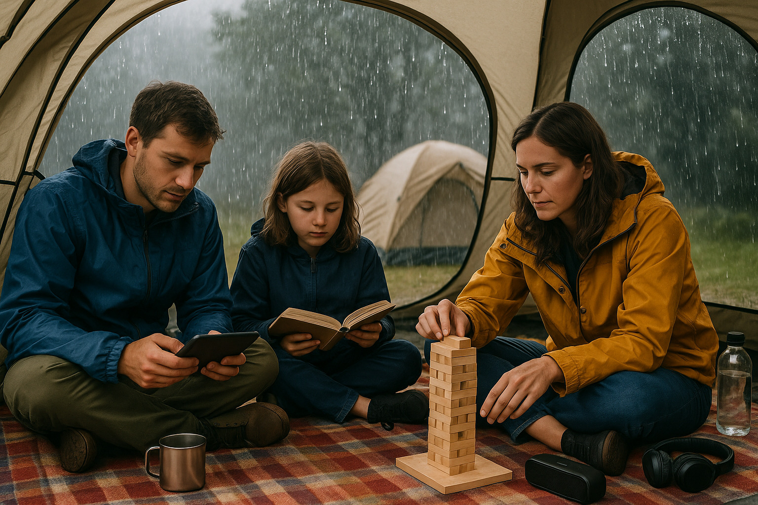 10 attività da fare al campeggio quando piove